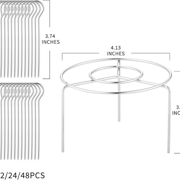 Vertical Grill Rack Detachable BBQ Circular Hanging - Picture 13 of 14